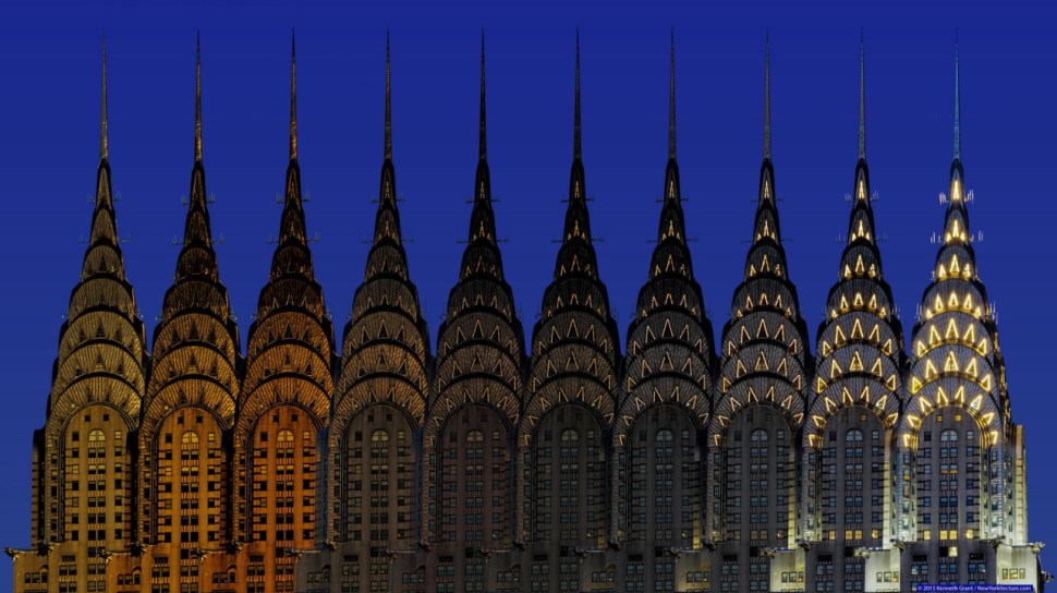 Chrysler Building time lapse - sunset to night
